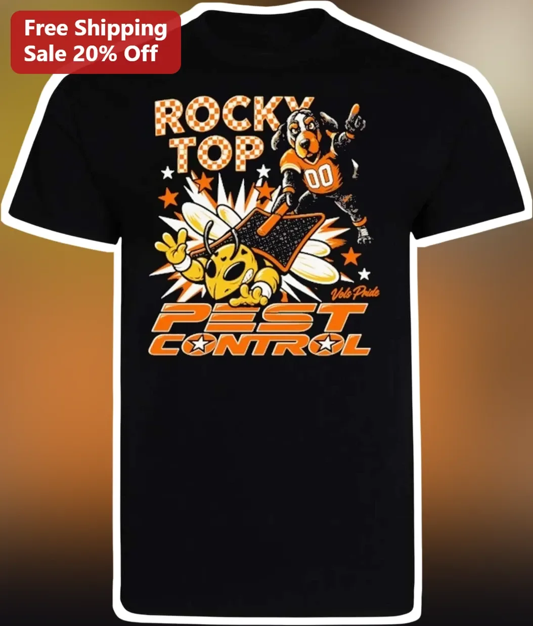 Rocky Top Pest Control Vols Pride Graphic Tee