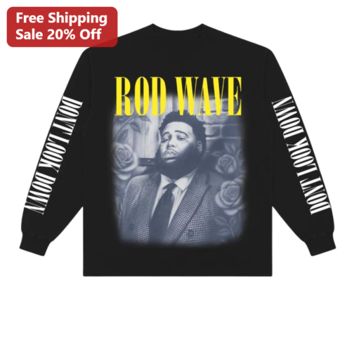 Rod Wave Don't Look Down Tee Vintage Rap Merch Graphic Shirt for Hip Hop Fans