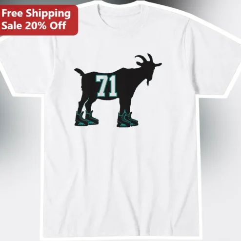Roller Derby Goat Silhouette Tee Funny Skater Goat Graphic Shirt for Women Men