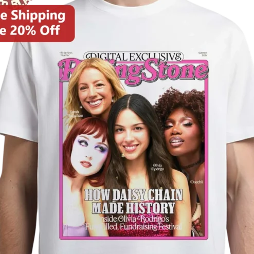 Rolling Stone How Daisy Chain Made History Olivia Rodrigo Graphic Tee