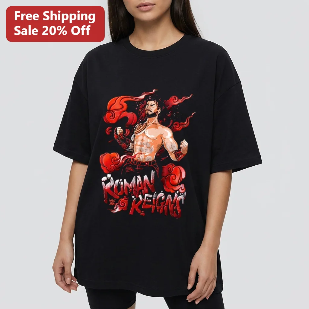 Roman Reigns Tee, WWE Tribal Chief Graphic T-Shirt Gift for Wrestling Fans