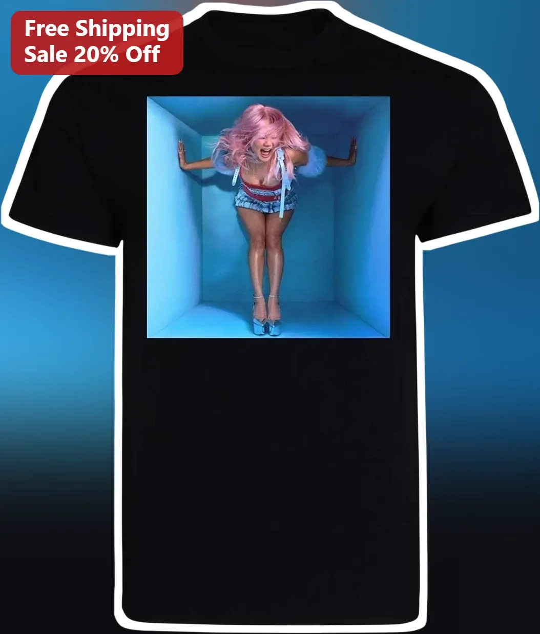 Rosé Tee Kpop Blackpink Fan Graphic T-Shirt Y2K Aesthetic Album Art Merch Gift