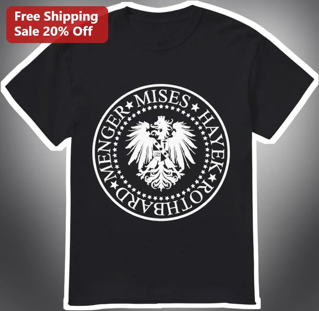 Rothbard Menger Mises Hayek Austrian School Economics Tee for Libertarian Gift
