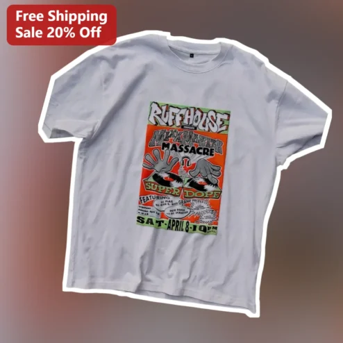 Ruffhouse Mix Master Massacre Super Dope 90s Hip Hop Juice Movie Graphic Tee