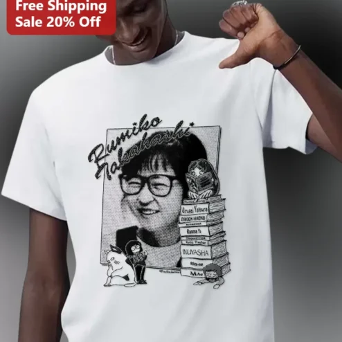 Rumiko Takahashi Tee Vintage Manga Artist Graphic Shirt for Anime Fans