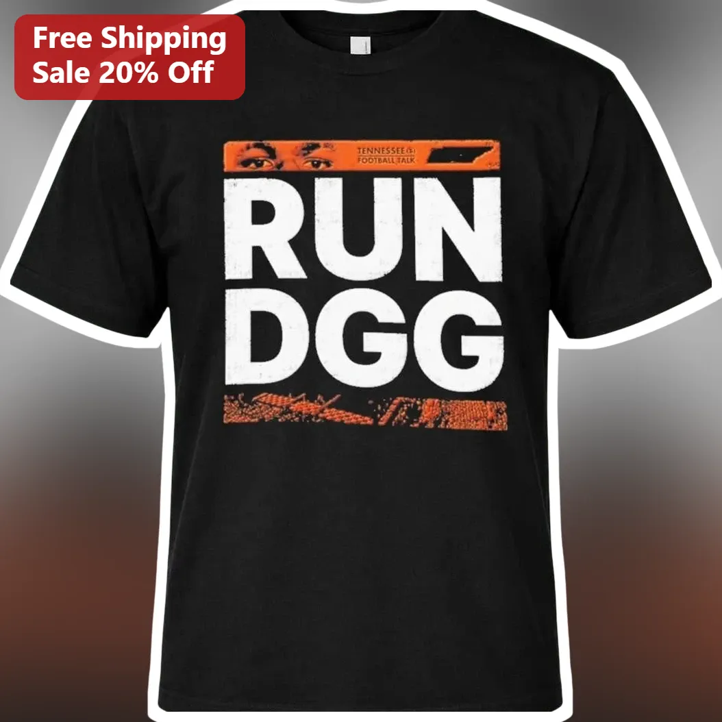 Run DGG Tennessee Football Talk Vintage Distressed Graphic Tee
