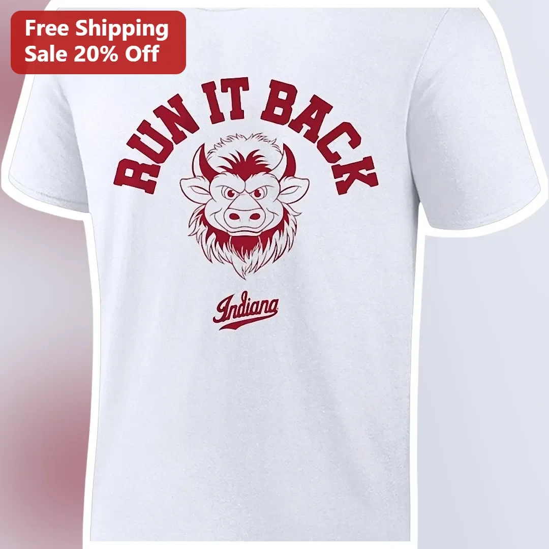 Run It Back Indiana Tee Hoosier Basketball Rematch Graphic Shirt