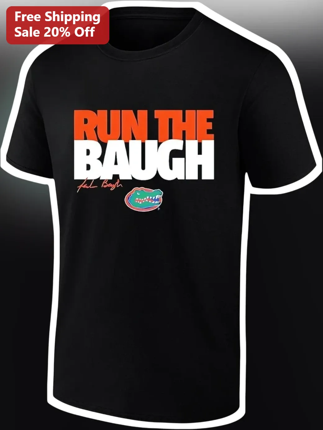 Run The Baugh Florida Gators Graham Harrell Signature Tee