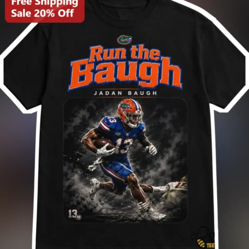 Run the Baugh Jadan Baugh Florida Gators Football Player Graphic Tee