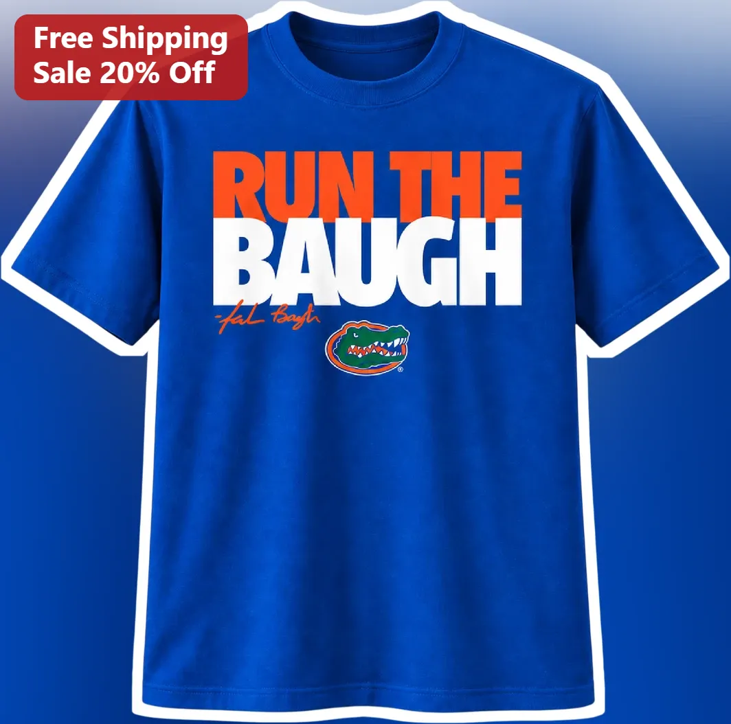 Run The Baugh Signature Graham Baugh Florida Gators Tee