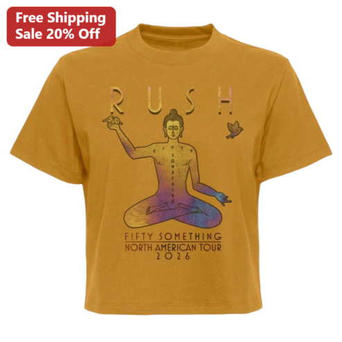Rush Fifty Something North American Tour 2026 Tee Vintage Rock Band Concert Merch Shirt
