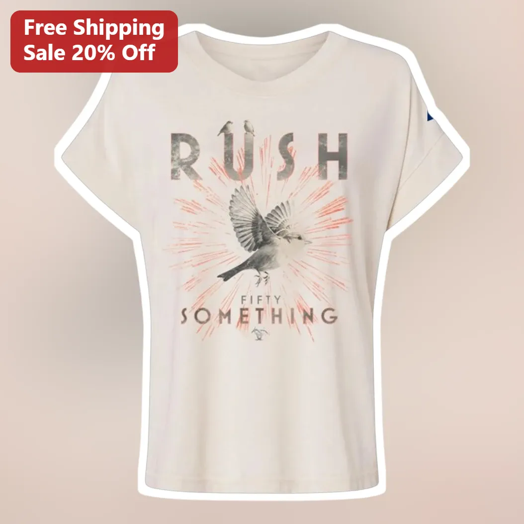 Rush Fifty Something Tee Vintage Tour Band Shirt Gift