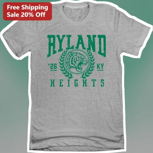 Ryland Heights Tigers Vintage Collegiate Tee Kentucky Local Pride Spirit Wear
