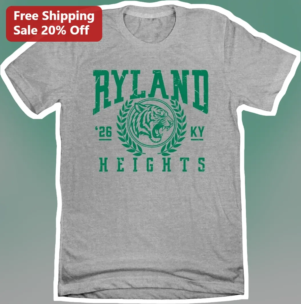 Ryland Heights Tigers Vintage Collegiate Tee Kentucky Local Pride Spirit Wear