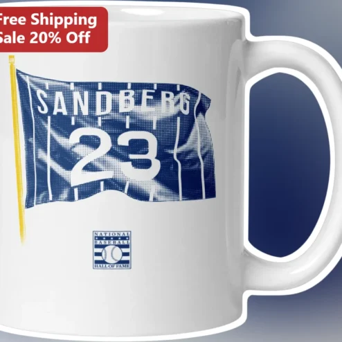 Ryne Sandberg 23 National Baseball Hall of Fame Mug