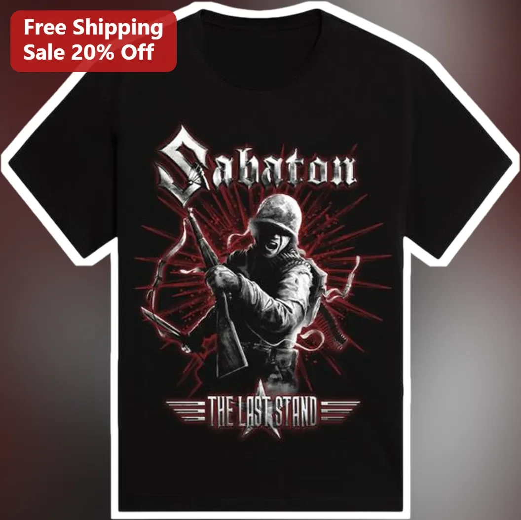 Sabaton The Last Stand Tee Heavy Metal Band Merch Power Metal Shirt