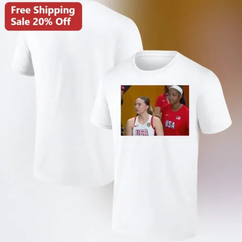 Sabrina Ionescu A'ja Wilson Team USA Basketball Fan Tee