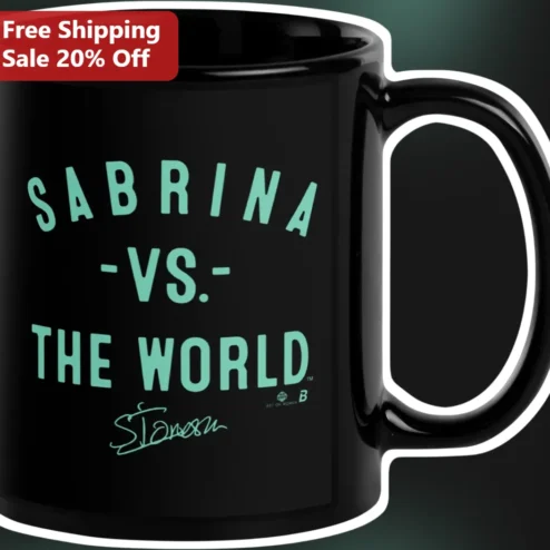 Sabrina Vs The World Sabrina Ionescu Signature Mug WNBA Fan Gift
