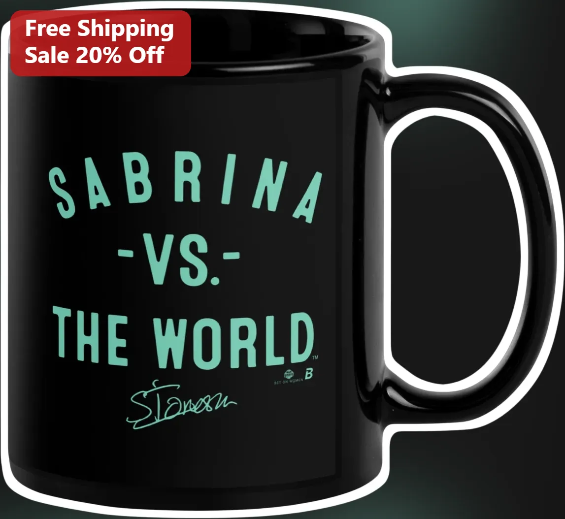 Sabrina Vs The World Sabrina Ionescu Signature Mug WNBA Fan Gift