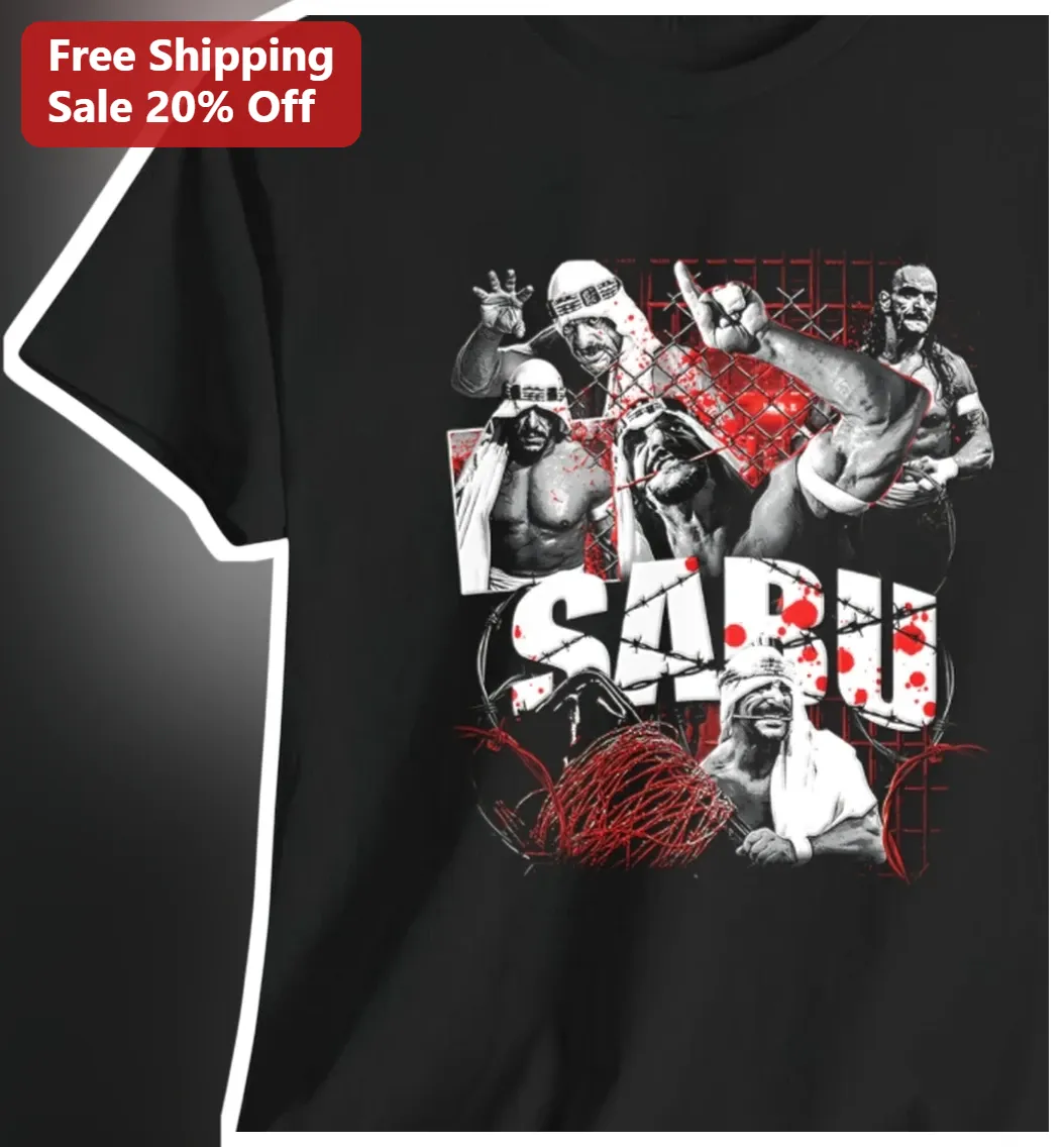Sabu Hardcore Legend ECW Wrestling Tribute Tee