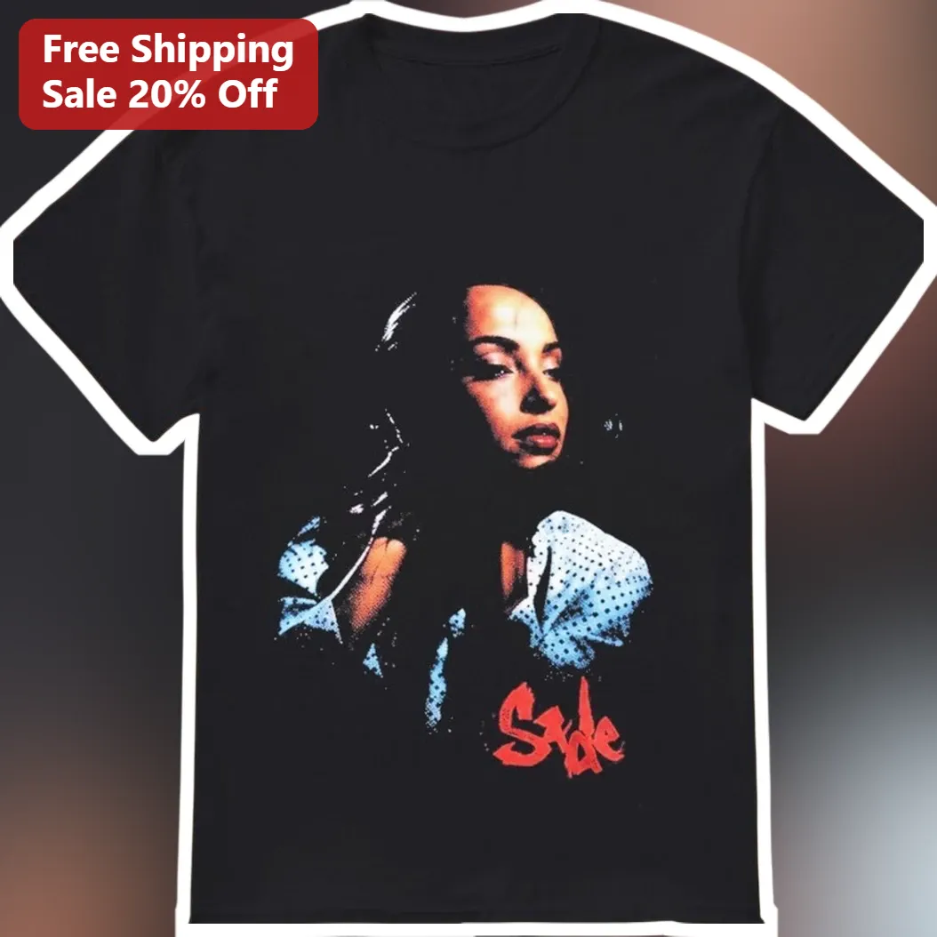 Sade Tee Vintage Graphic T-Shirt Sade Adu Smooth Operator Music Fan Gift