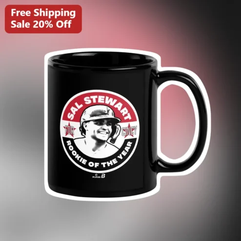 Sal Stewart Rookie of the Year Mug Cincinnati Reds Baseball Fan Gift