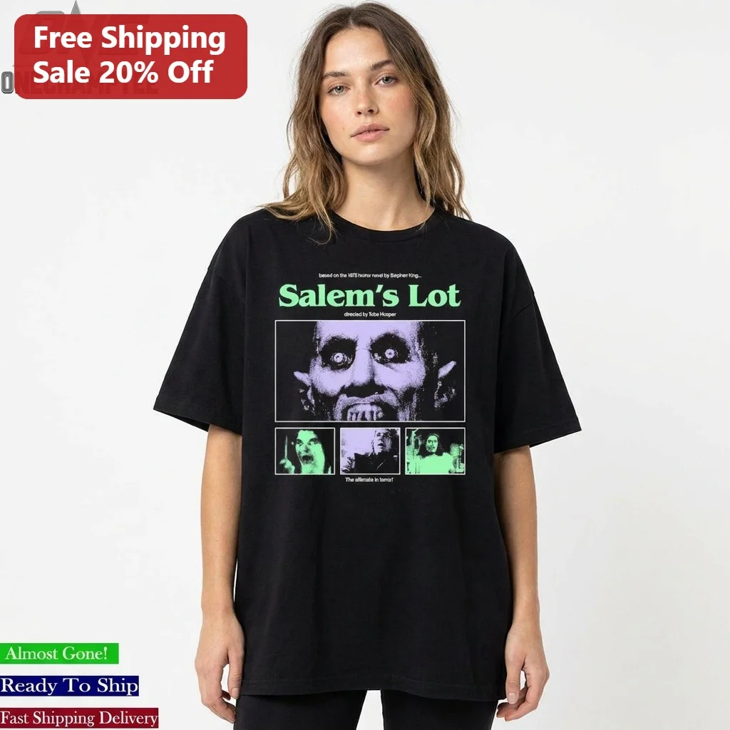 Salem's Lot Stephen King Horror Novel Vintage Movie Poster Tee