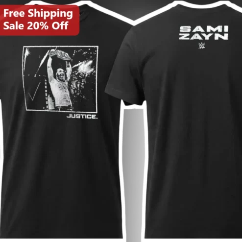 Sami Zayn Justice WWE Graphic Tee
