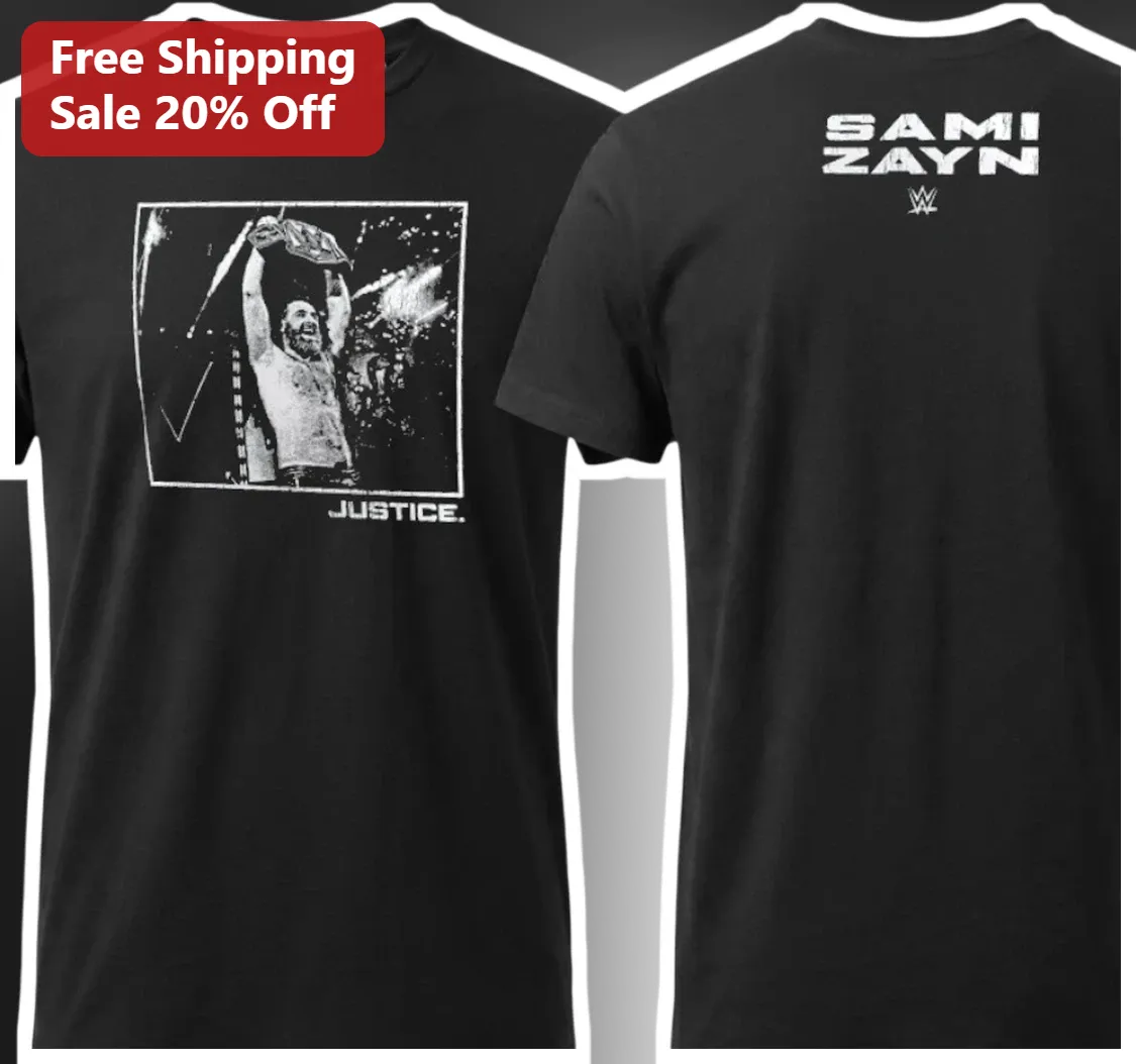 Sami Zayn Justice WWE Graphic Tee