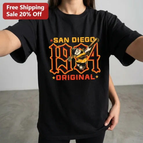 San Diego 1984 Original Baseball Tee Vintage Retro Sports Graphic Shirt