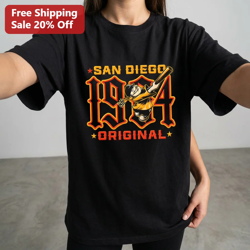 San Diego 1984 Original Baseball Tee Vintage Retro Sports Graphic Shirt