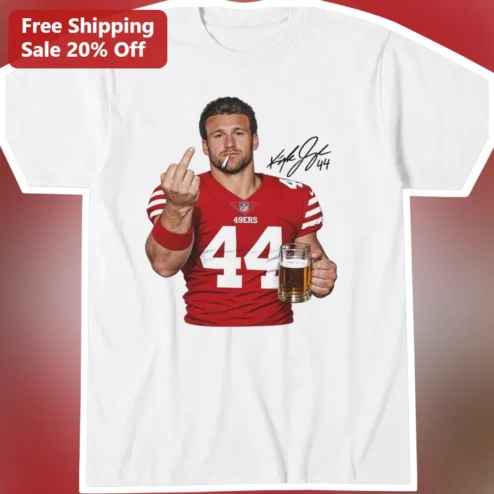 San Francisco 49ers George Kittle Graphic Tee NFL Football Fan Shirt