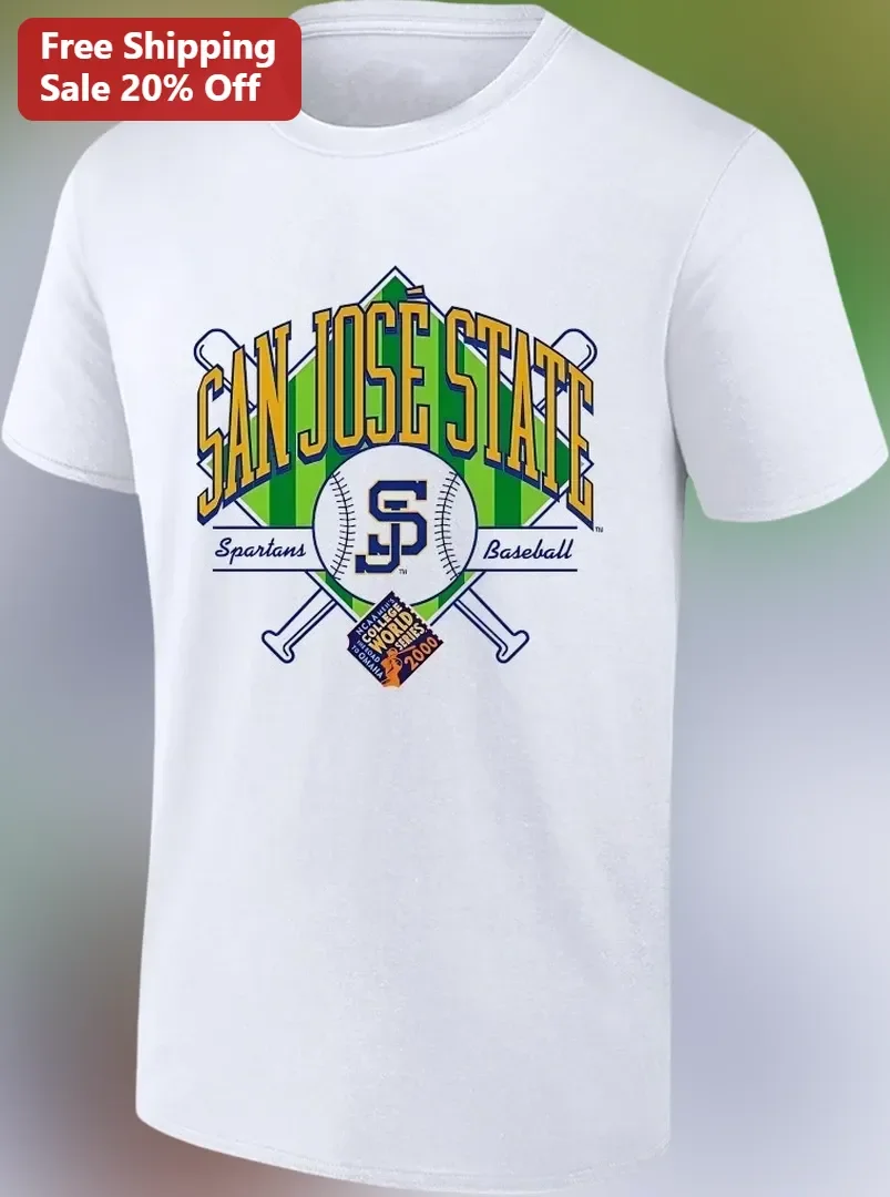 San Jose State Spartans Baseball Tee Vintage Collegiate Graphic Shirt for Students Alumni Fans