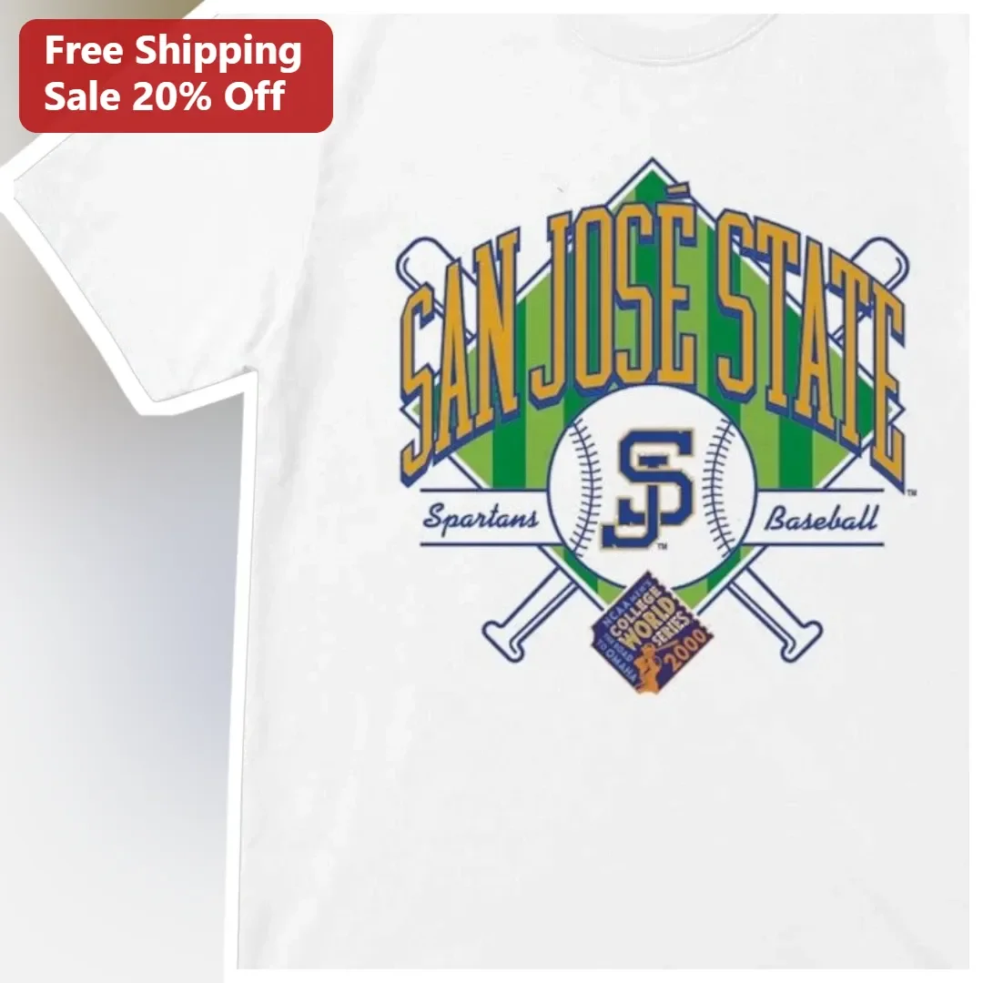 San Jose State Spartans Baseball Tee Vintage Collegiate SJSU Fan Gift