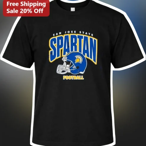 San Jose State Spartans Football Tee Vintage Collegiate SJSU Athletics Shirt