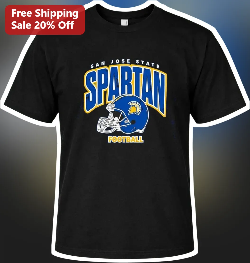 San Jose State Spartans Football Tee Vintage Collegiate SJSU Athletics Shirt