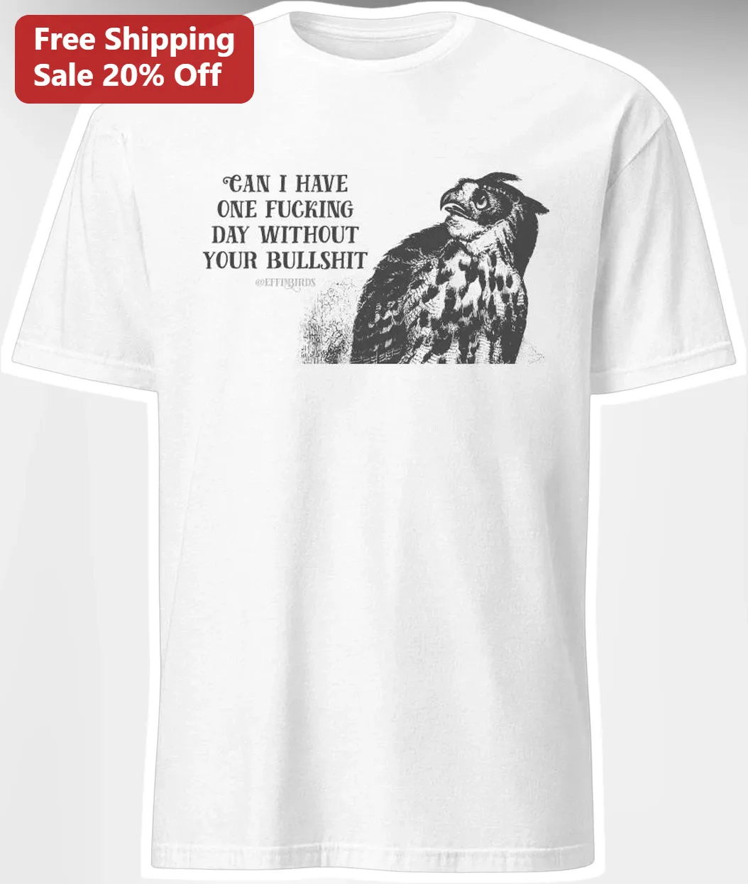 Sarcastic Can I Have One Day Without Your Bullshit Funny Quote Tee for Stressed Friends