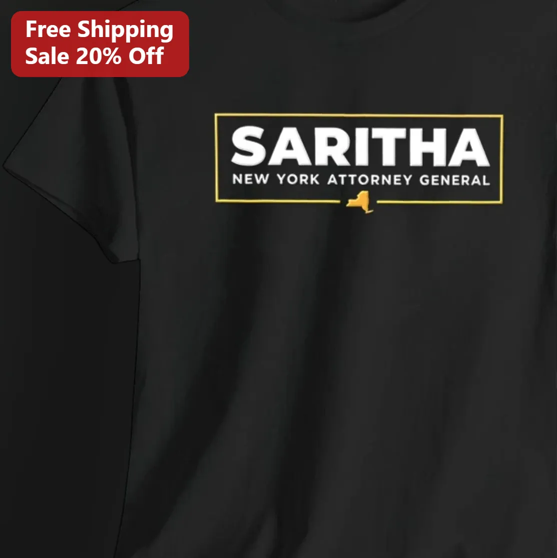 Saritha New York Attorney General Tee, NY AG Campaign Political Support Gift for New York Voters