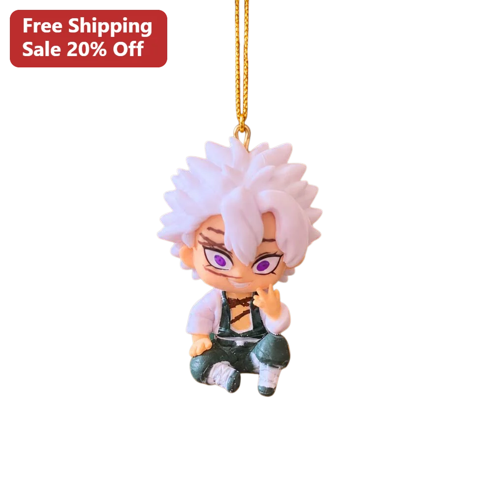 Satoru Gojo Necklace Jujutsu Kaisen Chibi Anime Pendant Gold Chain Kawaii Charm Gift for Fans