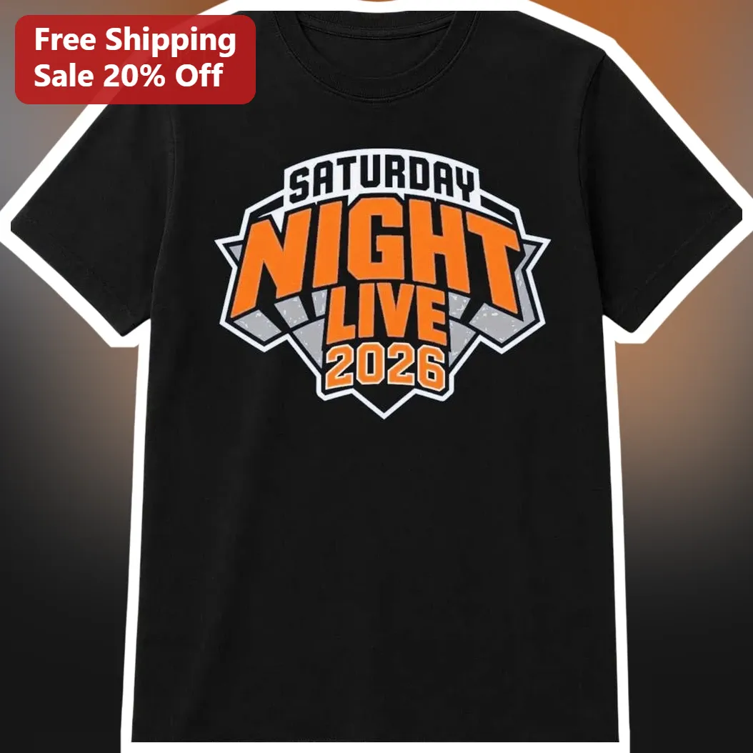 Saturday Night Live 2026 Season 52 Graphic Tee Retro Distressed Logo Shirt for TV Fans