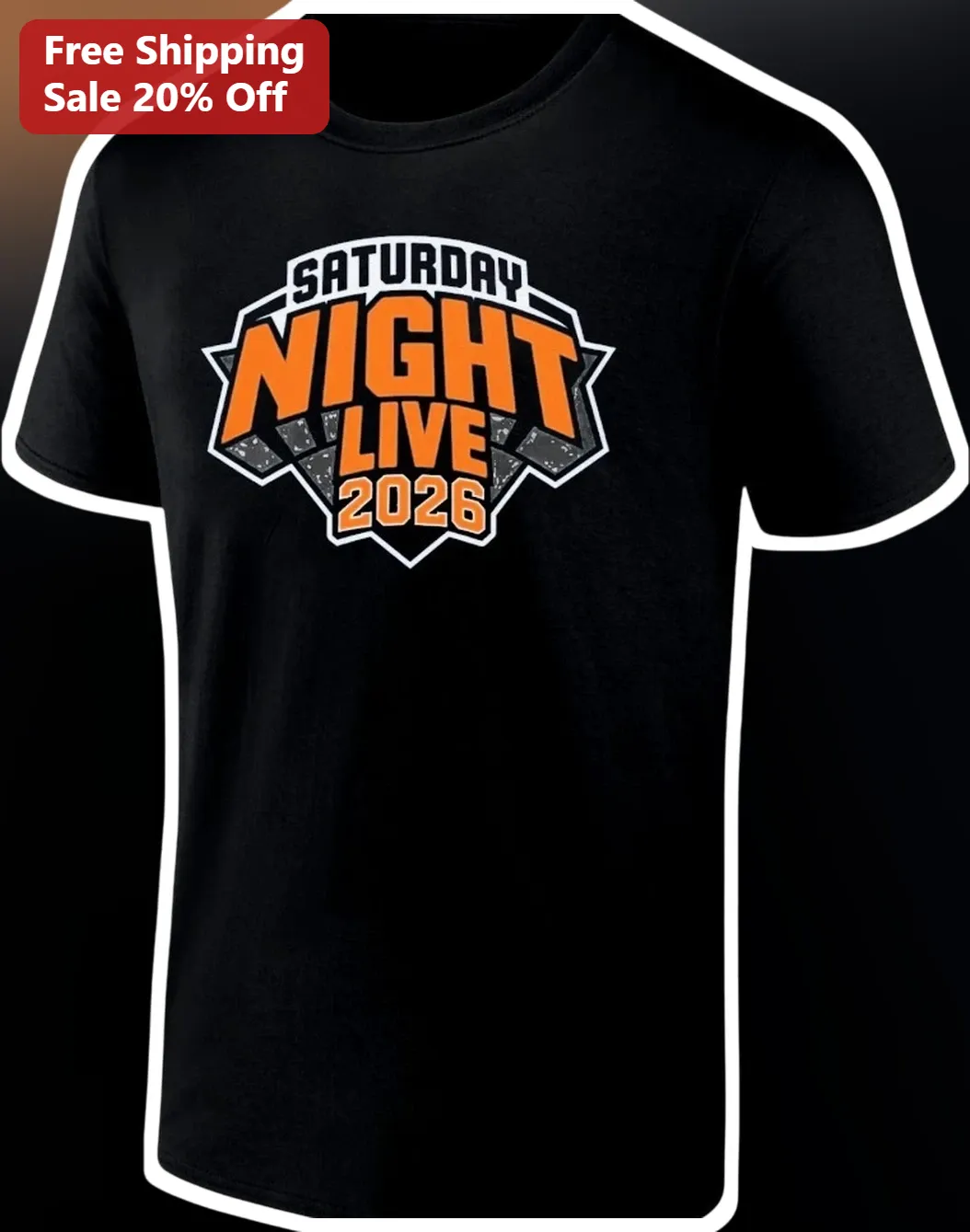 Saturday Night Live 2026 Season 52 Retro Logo Graphic Tee