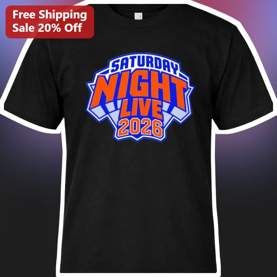 Saturday Night Live 2026 Tee Season 52 Premiere Retro Logo Graphic T-Shirt for TV Fans