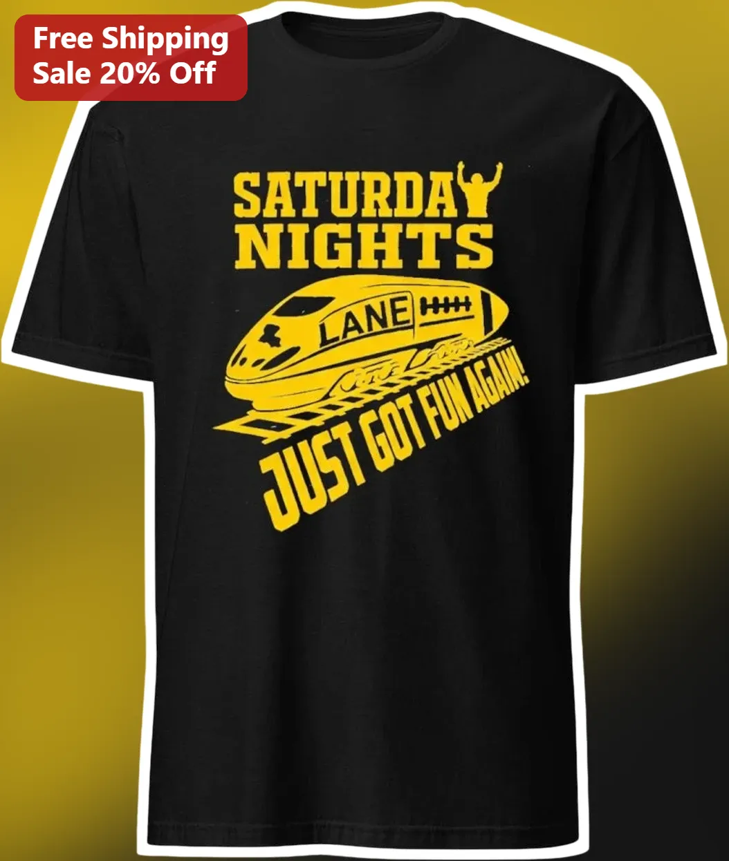 Saturday Nights Just Got Fun Again Bowling Football Mashup Graphic Tee
