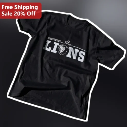 Saturdays Are For The Lions Vintage Distressed Graphic Tee Detroit NFL Fan Shirt