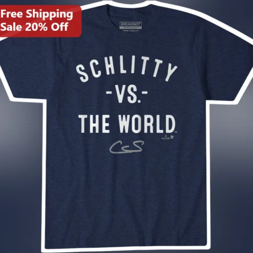 Schlitty Vs The World Tee Cam New York Yankees Baseball Fan Gear