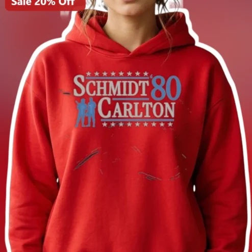 Schmidt Carlton 1980 Phillies Retro Hoodie Unisex Baseball Fan Gift