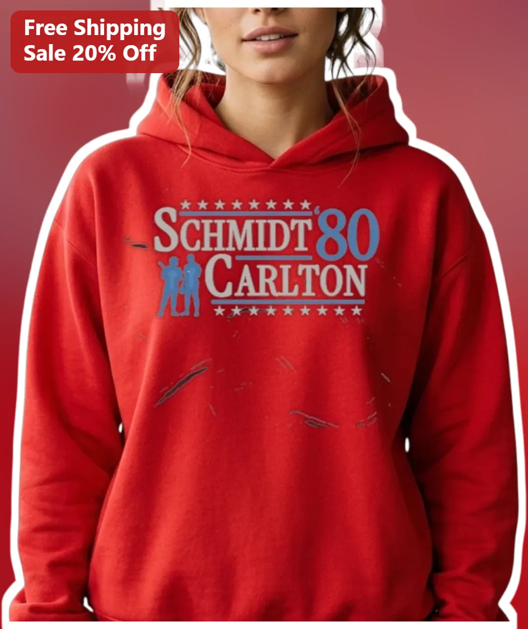 Schmidt Carlton 1980 Phillies Retro Hoodie Unisex Baseball Fan Gift