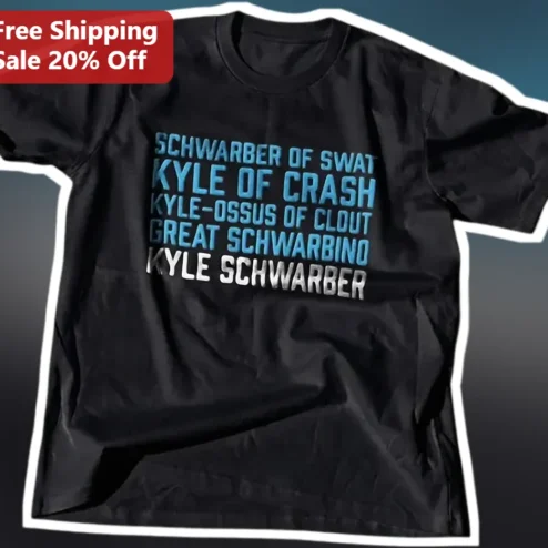 Schwarber of Swat Kyle Schwarber Great Schwarbino Graphic Tee for Baseball Fans