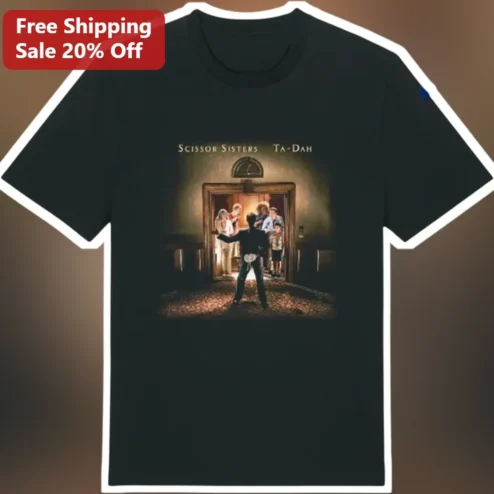 Scissor Sisters Ta-Dah Album Cover Graphic Tee Vintage Indie Rock Merch