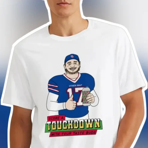 Score A Touchdown With Your Taste Buds Funny Football Food Pun Tee Gift For Men Women